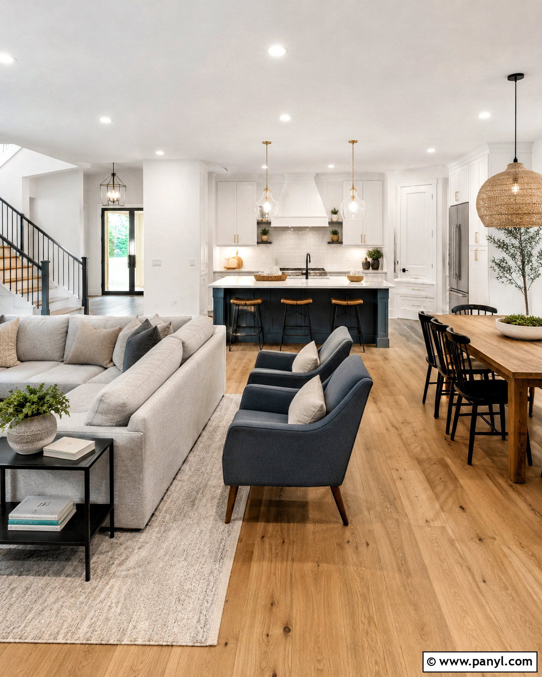 Paper White Open Floor Plan - 20 paper white benjamin moore ideas