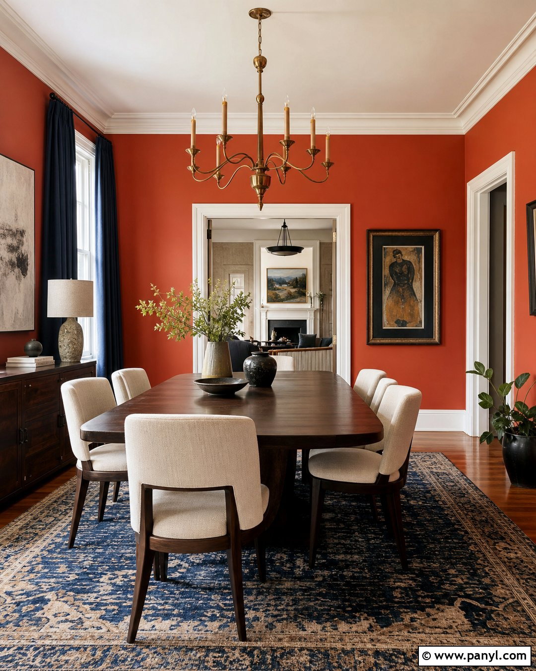Paprika Red Wall Color - 50 wall color ideas