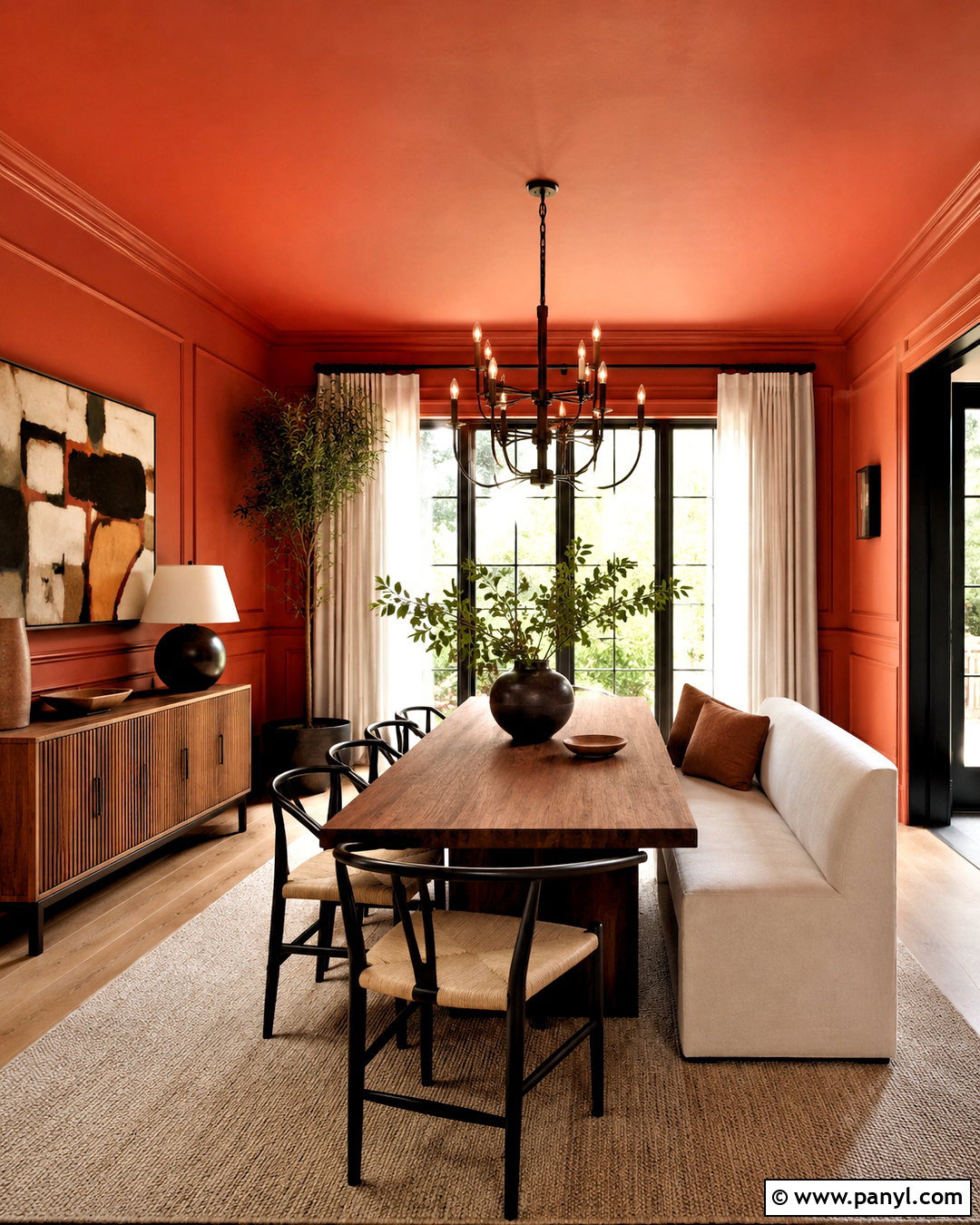 Paprika Wall Color - 35 warm wall colors