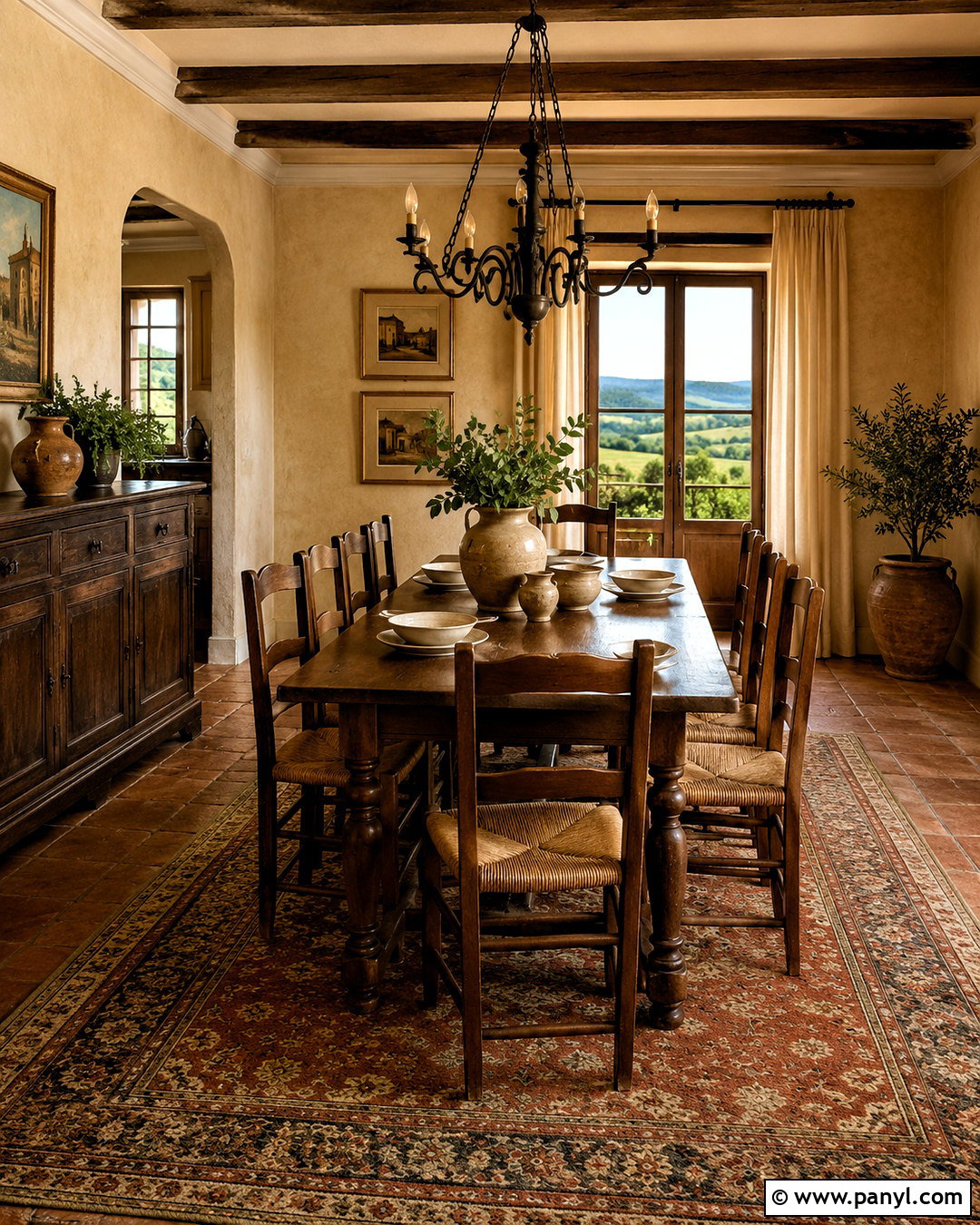 Parchment Tuscan Walls - 35 tuscan wall colors