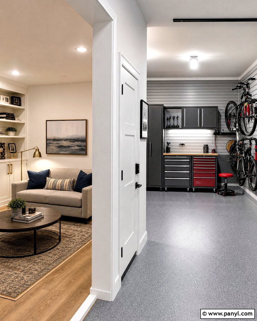 Partial Garage Conversion - 20 garage remodel ideas