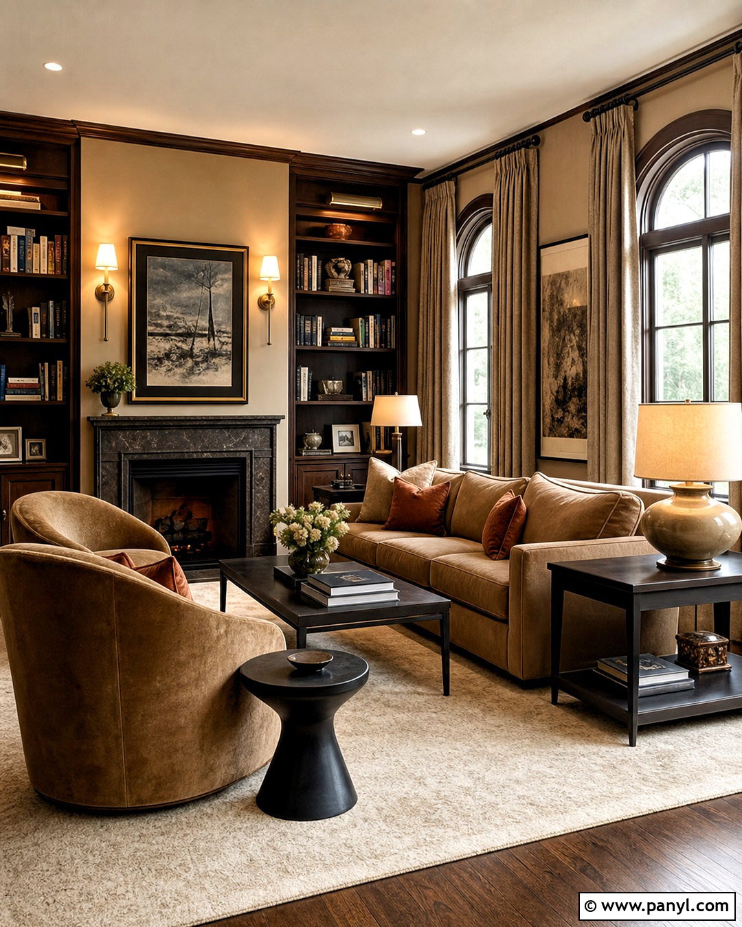 Pashmina Reading Room - 20 beige wall paints