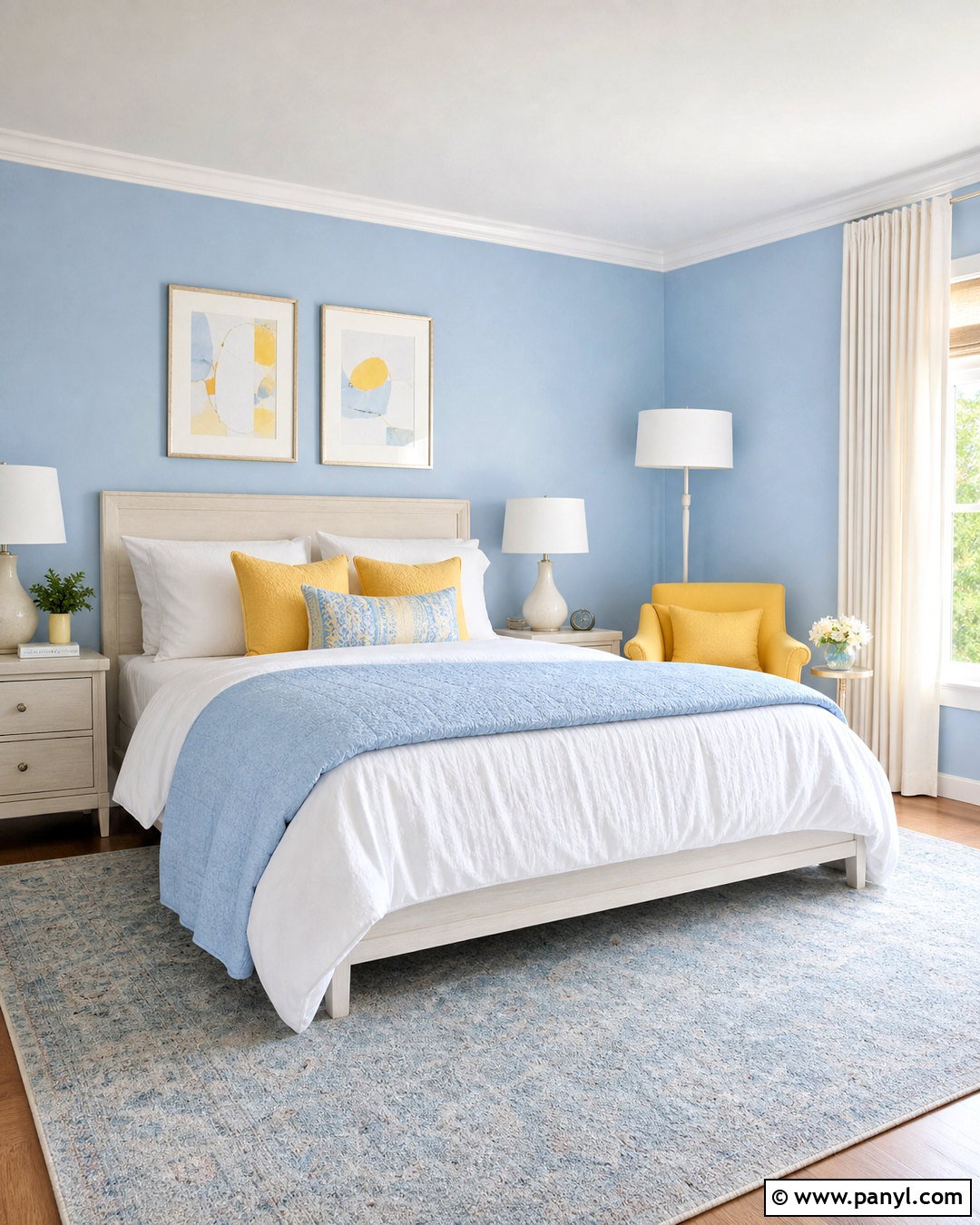 Pastel Blue And Yellow Bedroom - 20 pastel colour bedroom ideas