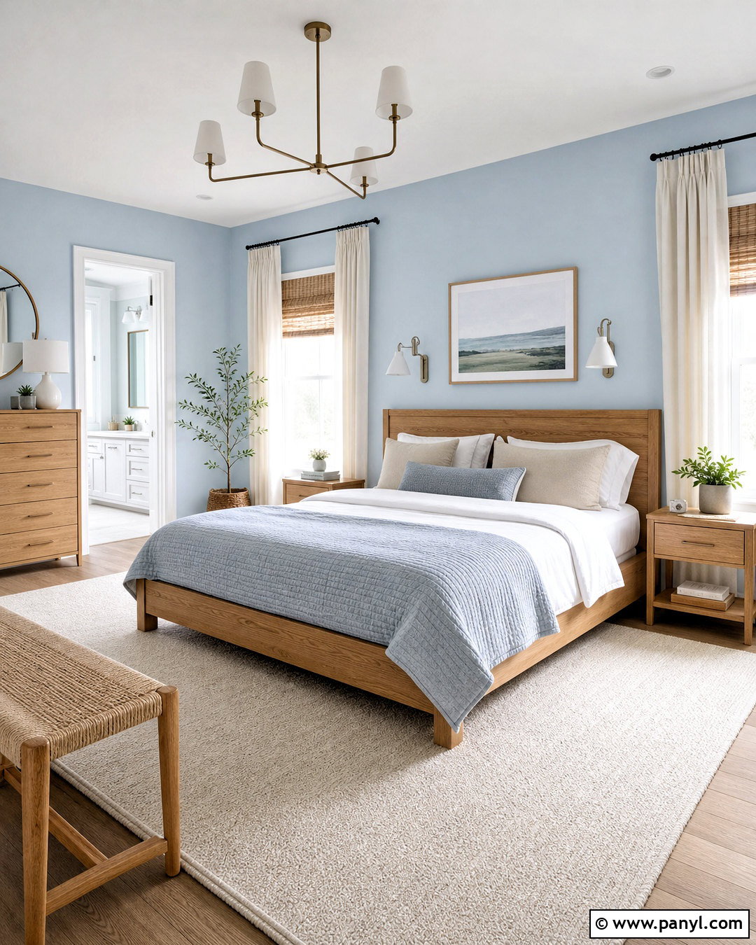 Pastel Blue Bedroom - 20 pastel color interior design ideas