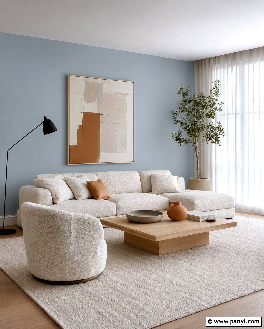 Pastel Blue Farmhouse Accent Wall - 20 Pastel Blue Accent Wall Ideas