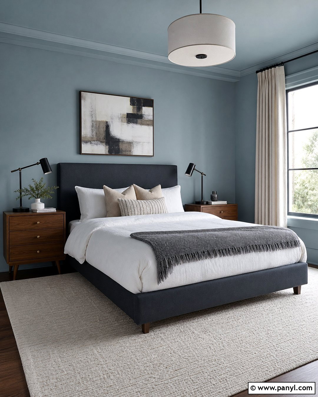 Pastel Blue Gray Bedroom - 35 Pastel Wall Color Ideas