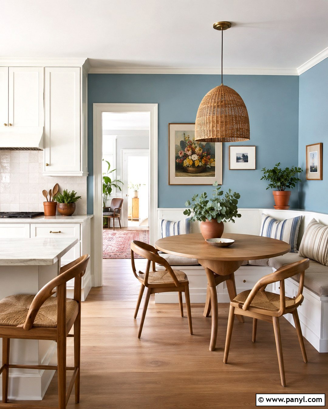 Pastel Blue Kitchen Accent Wall - 20 Pastel Blue Accent Wall Ideas
