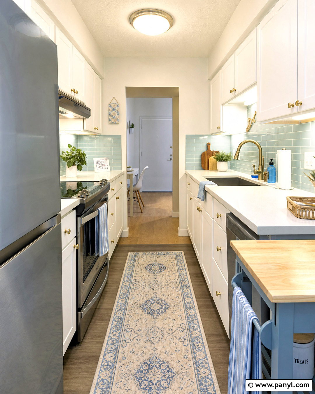 Pastel Blue Rental Kitchen - 20 pastel blue kitchen ideas