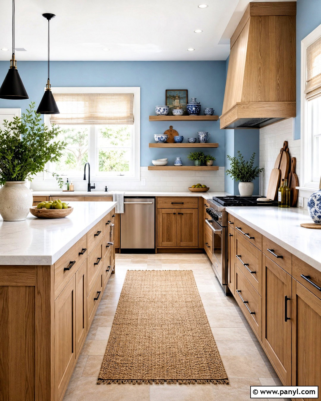 Pastel Blue Wall Kitchen - 20 pastel blue kitchen ideas