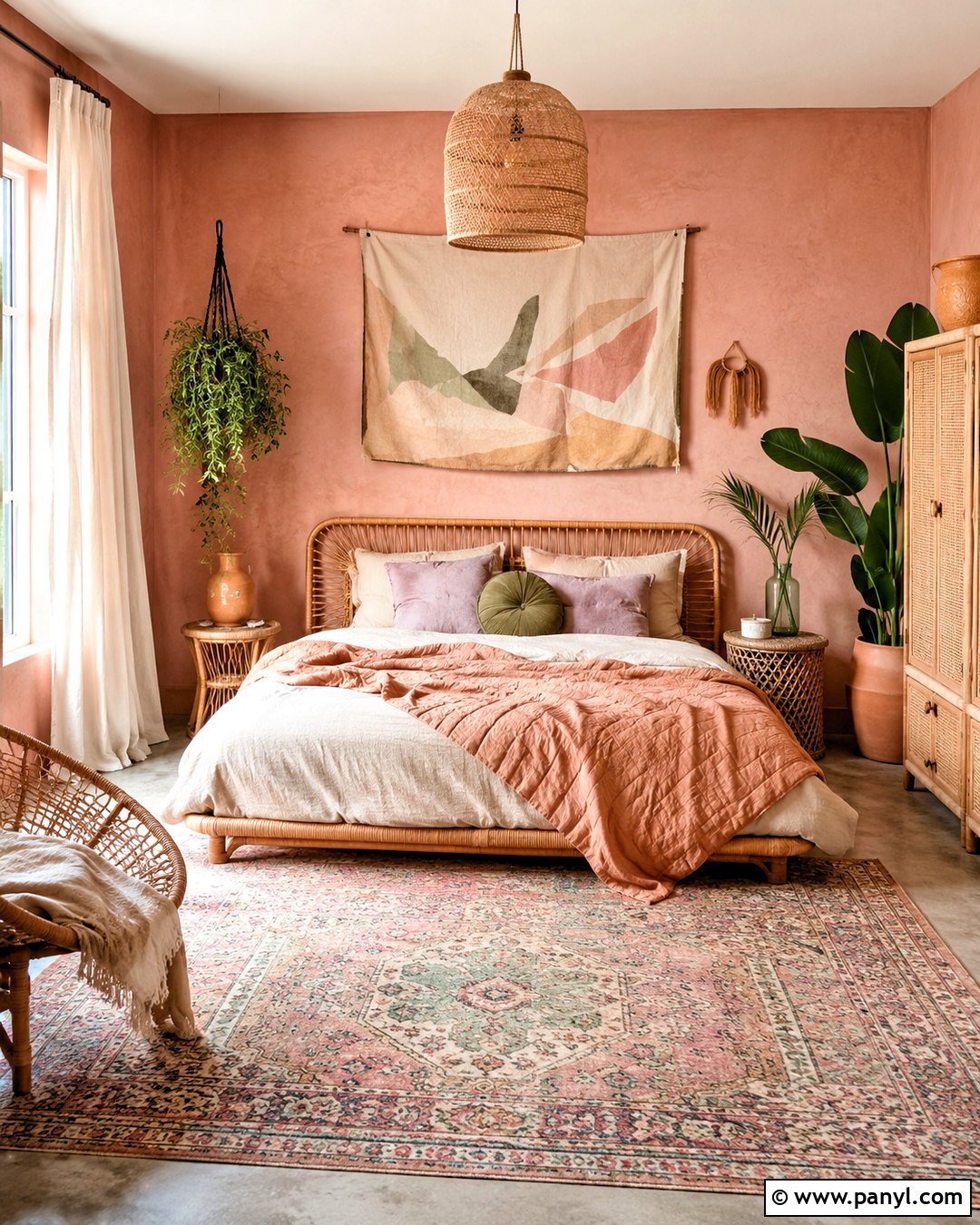 Pastel Boho Bedroom - 20 pastel color bedroom ideas