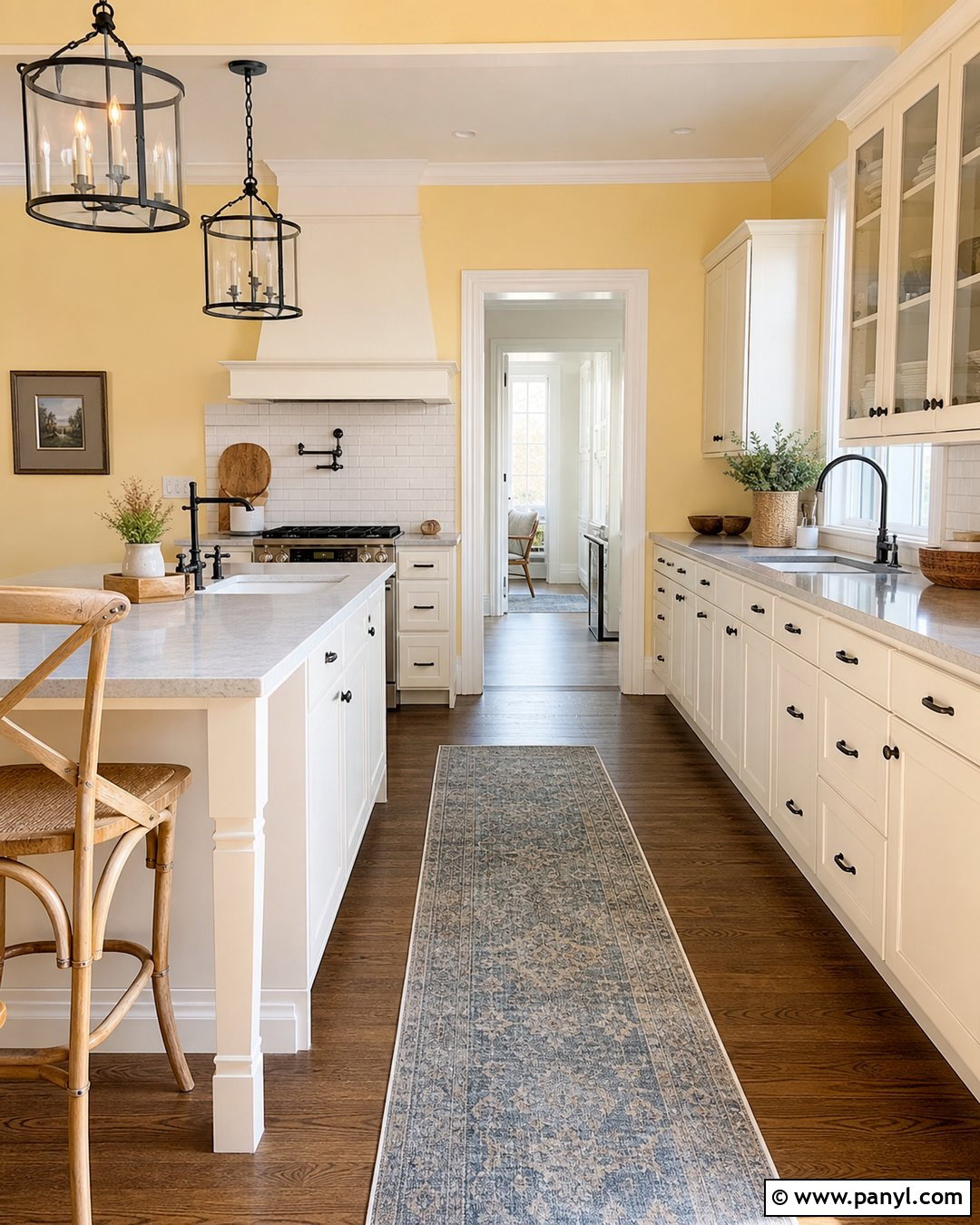 Pastel Butter Yellow Kitchen - 35 Pastel Wall Color Ideas