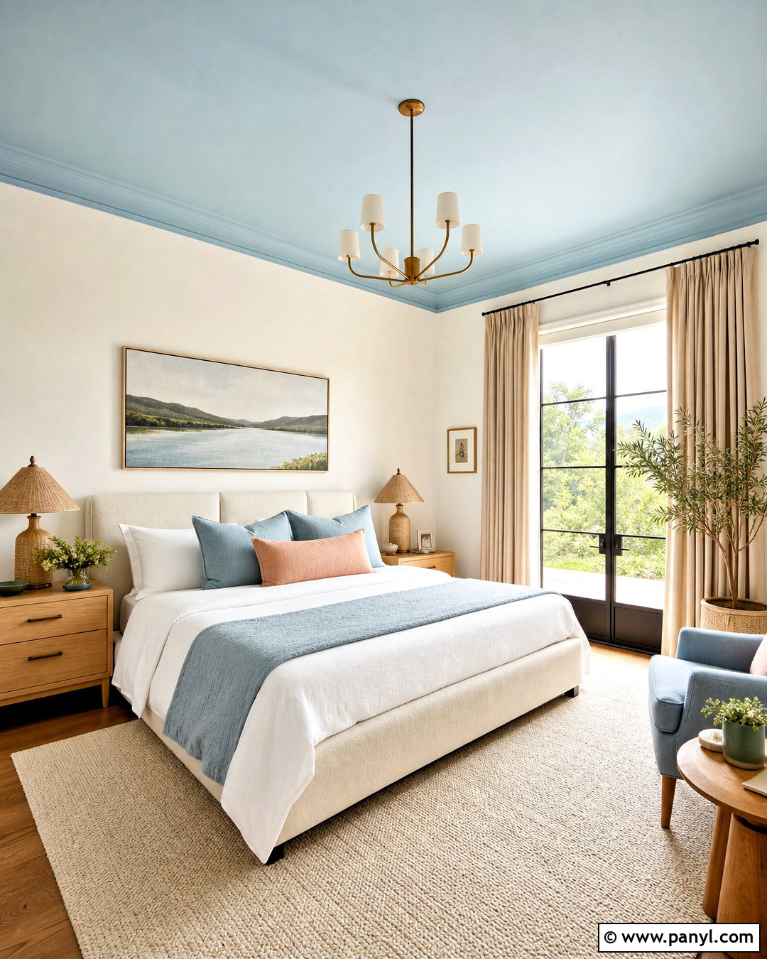 Pastel Ceiling Bedroom - 20 pastel colour bedroom ideas