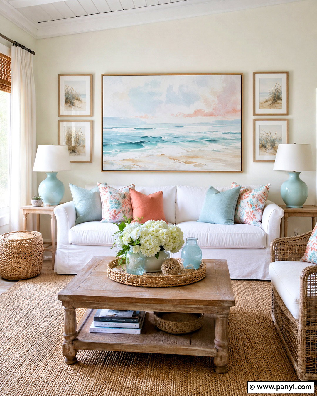 Pastel Coastal Wall Decor - 20 pastel wall decor ideas