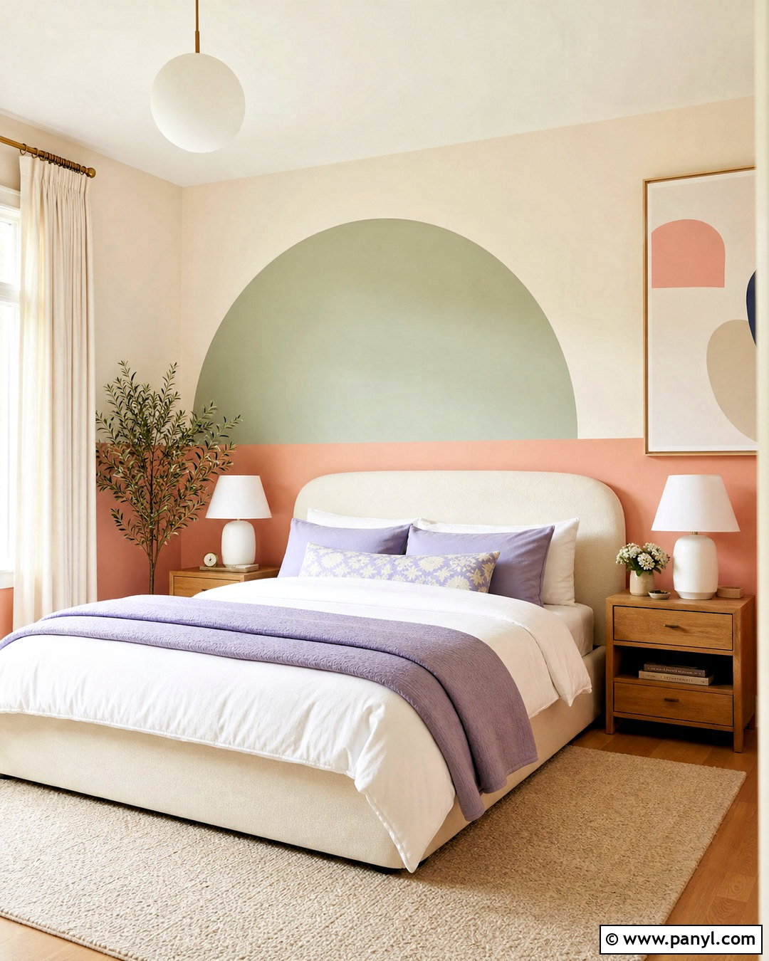 Pastel Color Block Bedroom - 20 pastel colour bedroom ideas