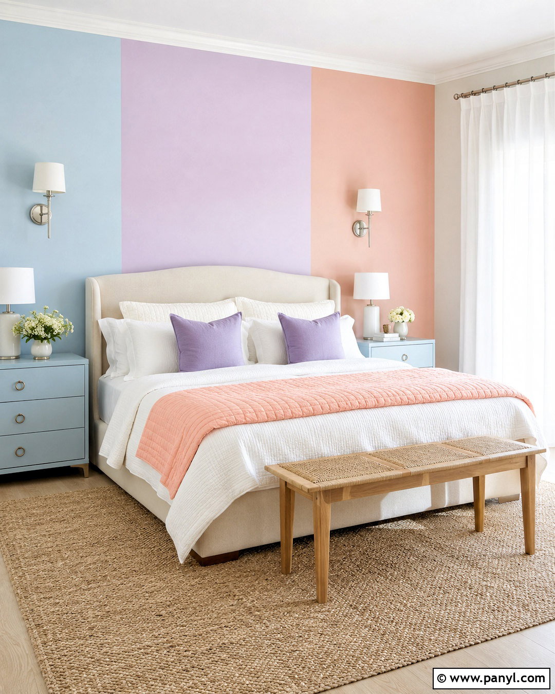 Pastel Color Block Interior - 20 color block interior design ideas