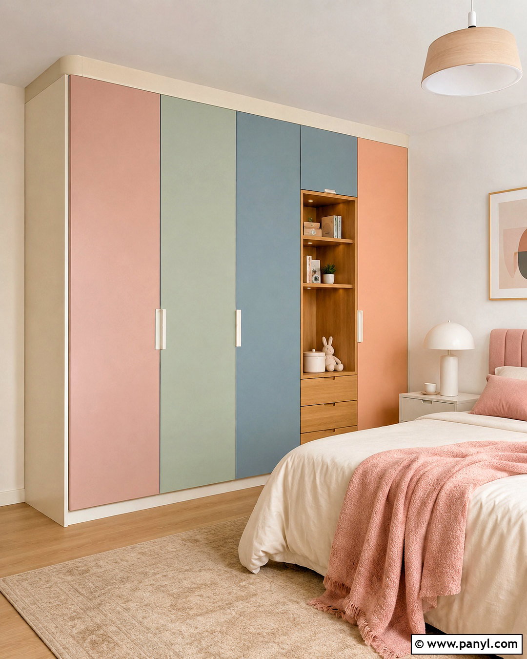 Pastel Color Block Wardrobe - 20 colour coordinated wardrobe ideas