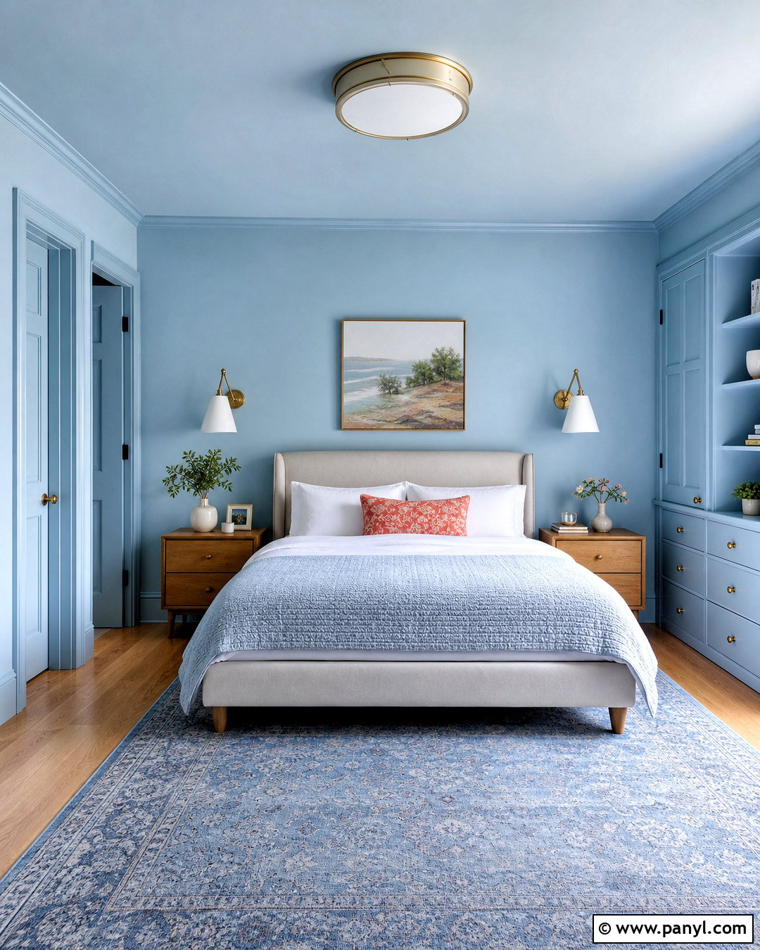 Pastel Color Drenched Bedroom - 20 pastel color interior design ideas