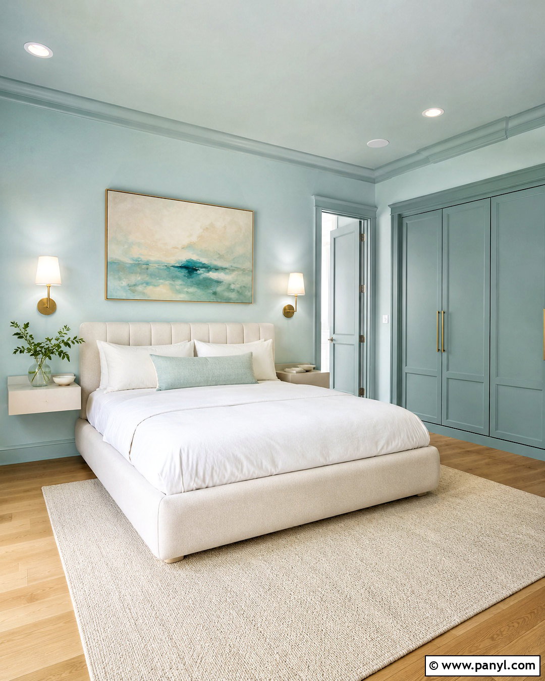 Pastel Color Drenched Bedroom - 20 modern pastel bedroom ideas
