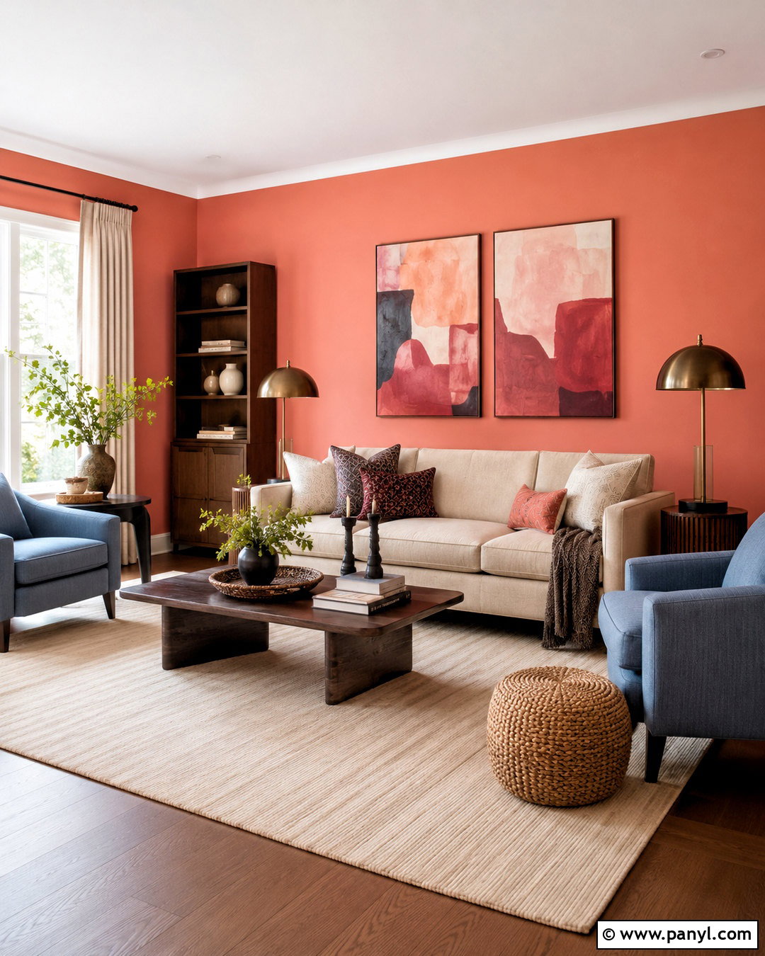 Pastel Coral Living Room - 20 pastel colors living room ideas