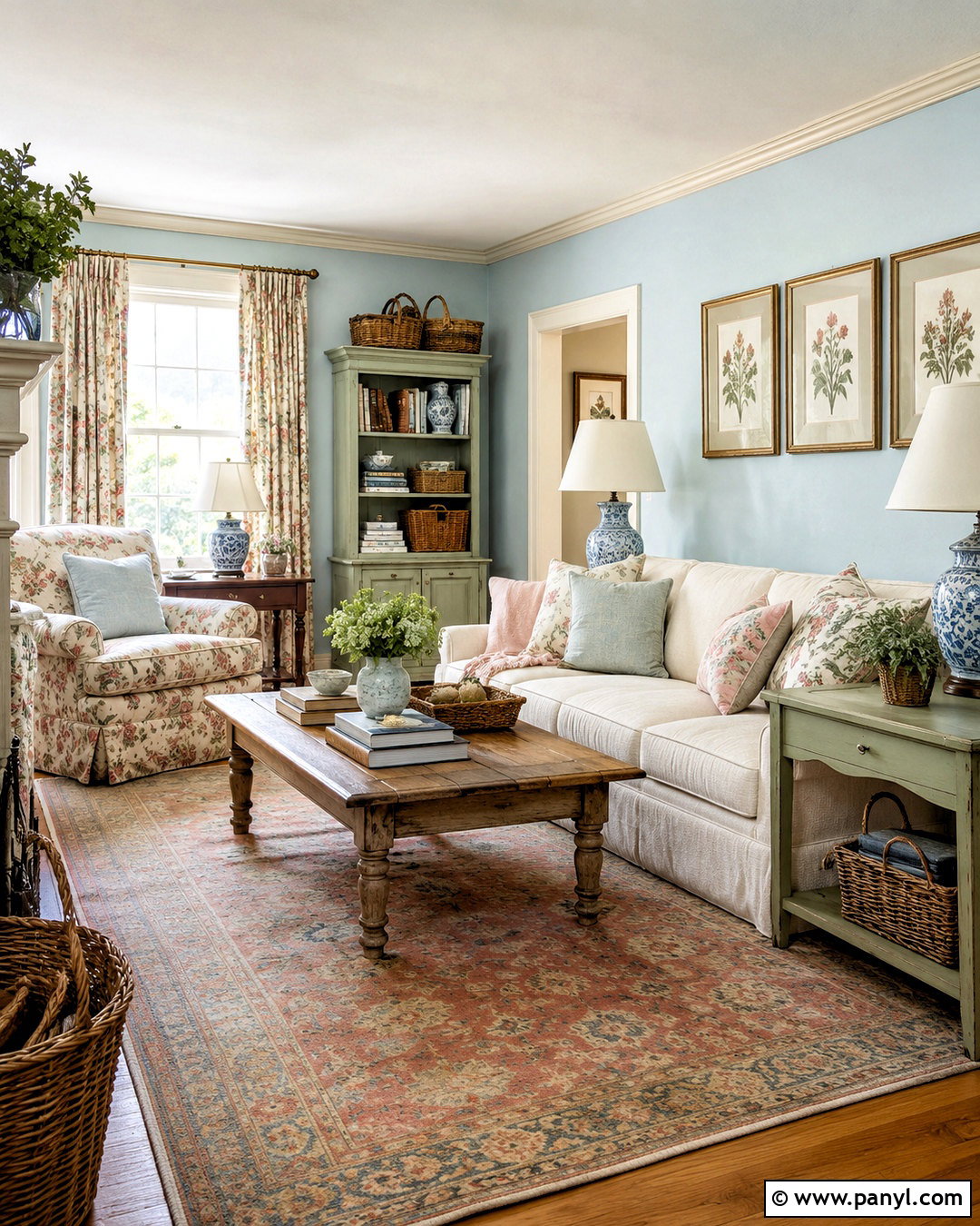 Pastel Cottage Living Room - 20 pastel colors living room ideas