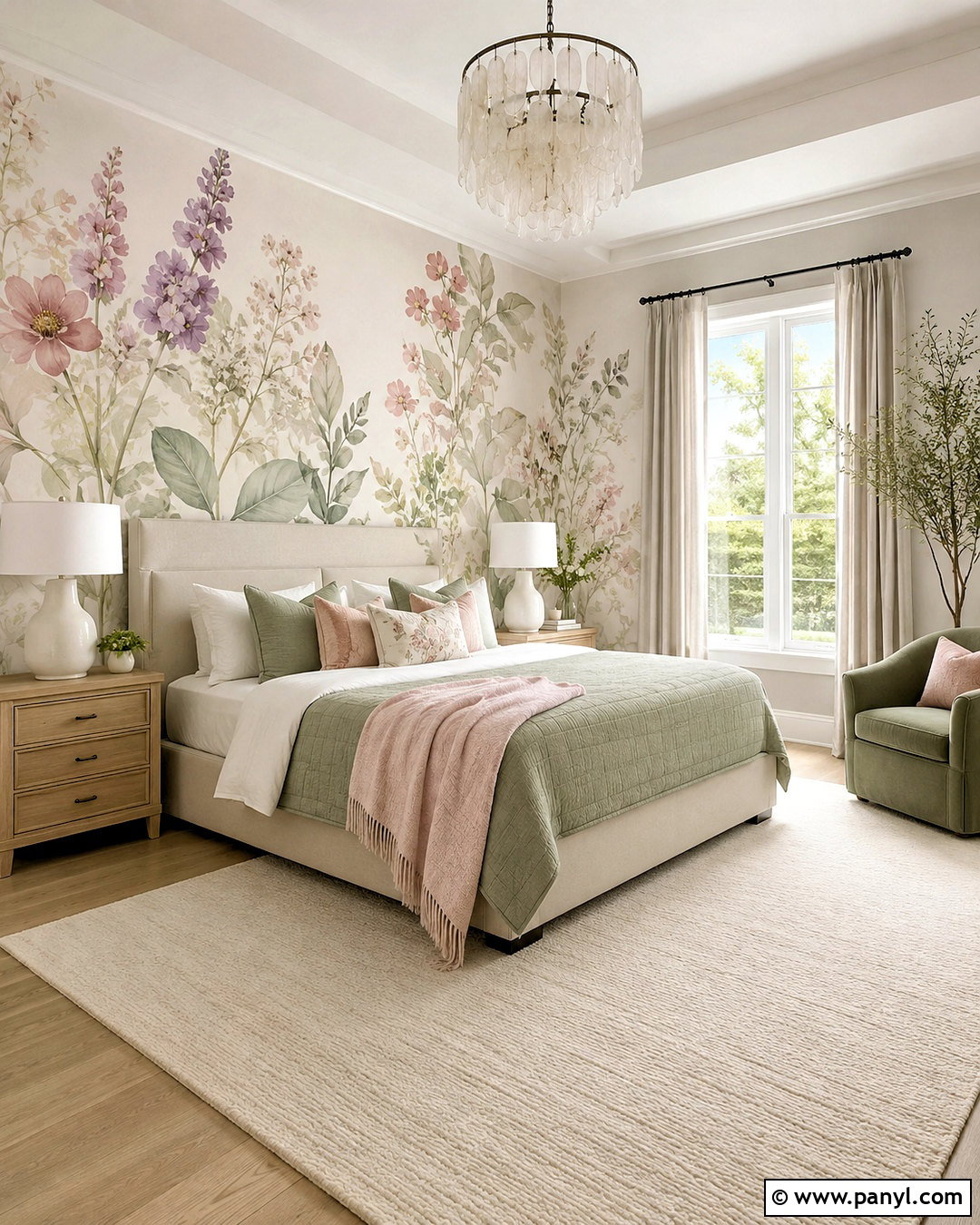 Pastel Floral Bedroom - 20 modern pastel bedroom ideas