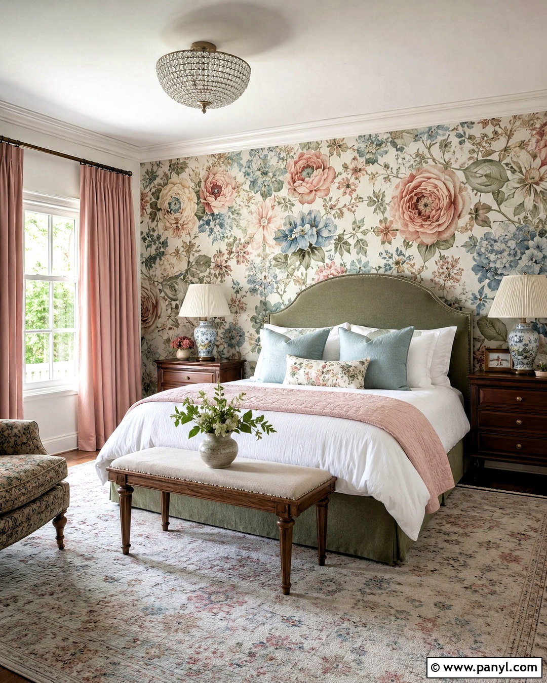 Pastel Floral Wallpaper Bedroom - 20 pastel color bedroom ideas