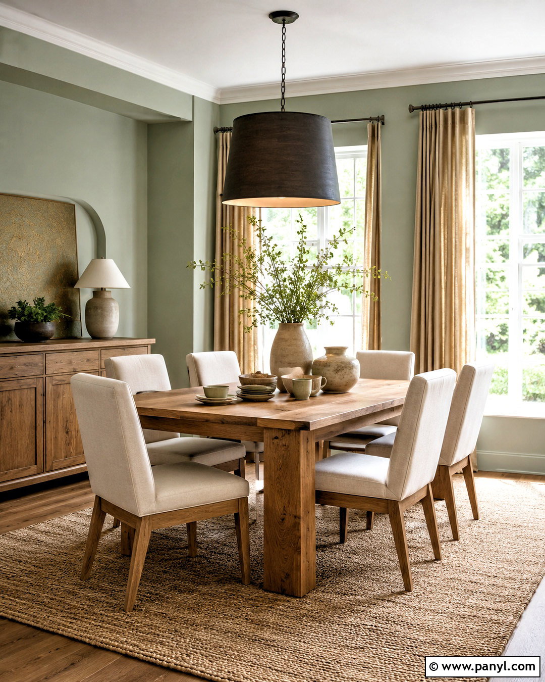 Pastel Green And Beige Dining Room - 20 pastel green colour palette ideas