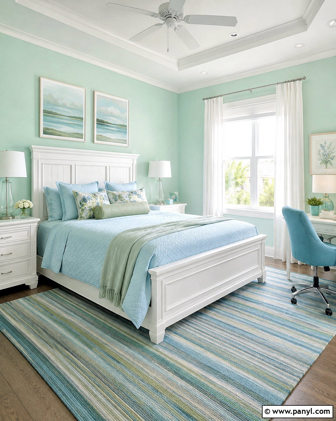Pastel Green And Blue Bedroom - 20 pastel green room aesthetic ideas