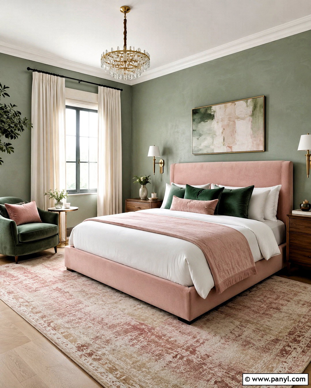 Pastel Green And Blush Pink Bedroom - 20 pastel green bedroom ideas