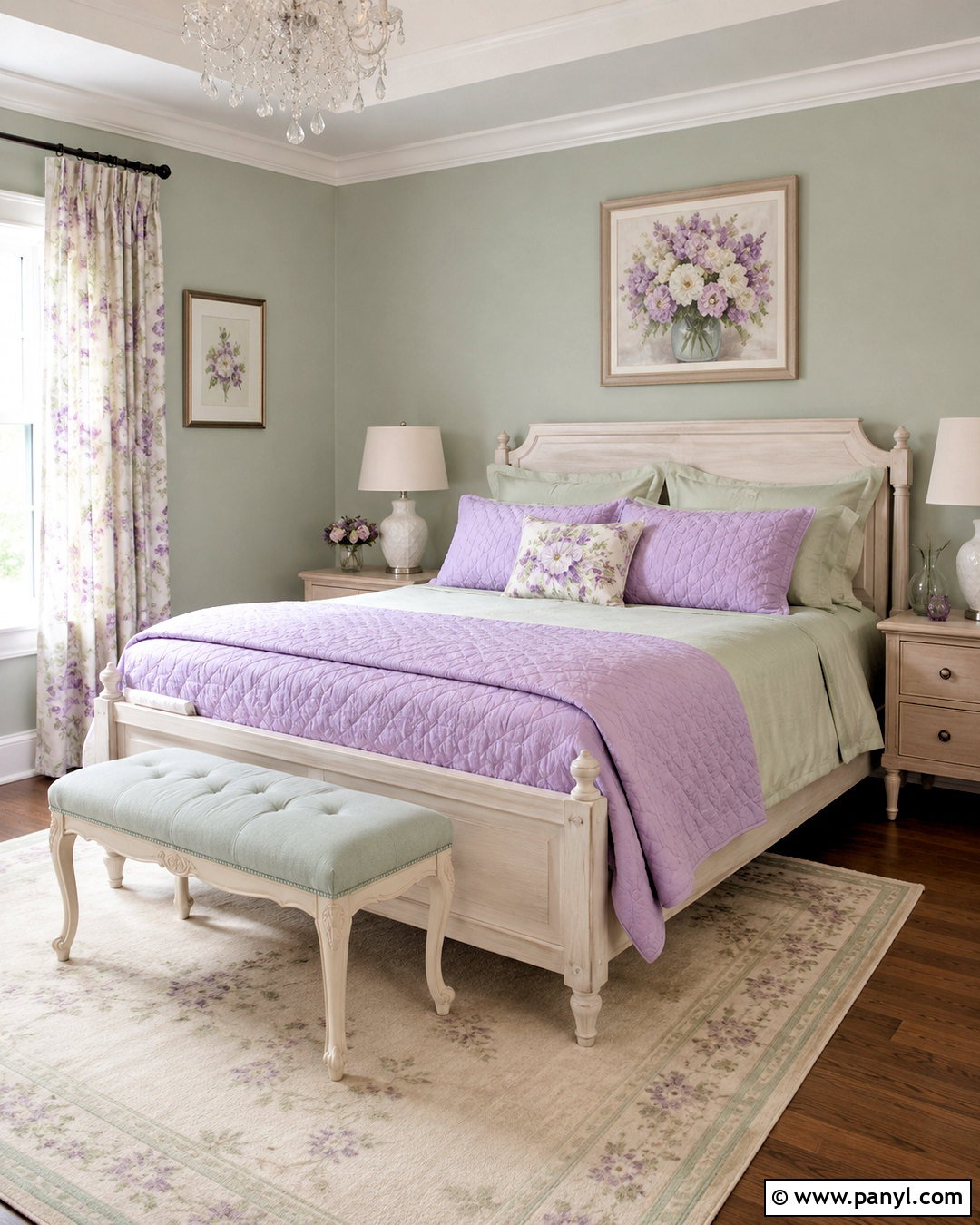 Pastel Green And Lavender Bedroom - 20 pastel green bedroom ideas