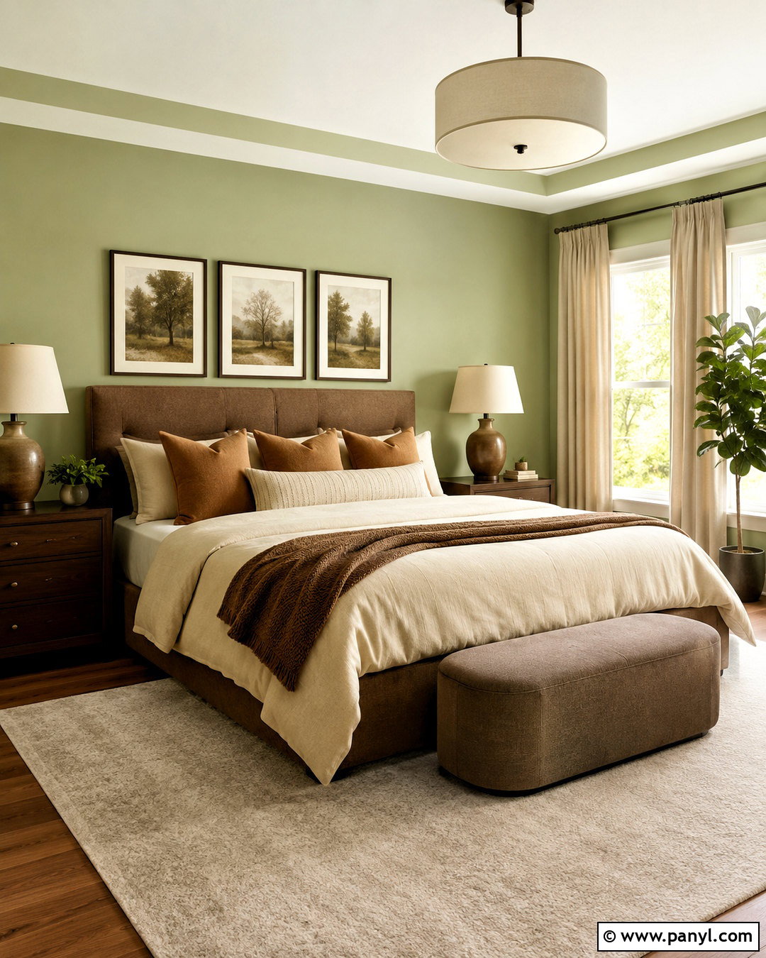 Pastel Green And Mocha Bedroom - 20 pastel green colour palette ideas