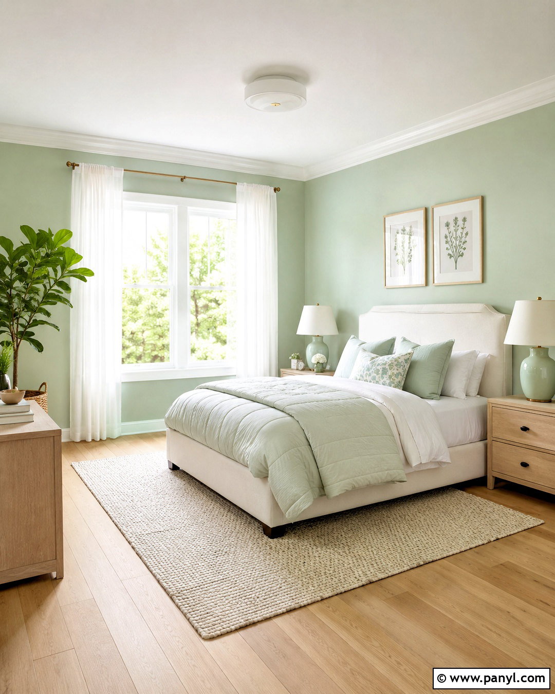 Pastel Green And White Bedroom - 20 pastel green bedroom ideas