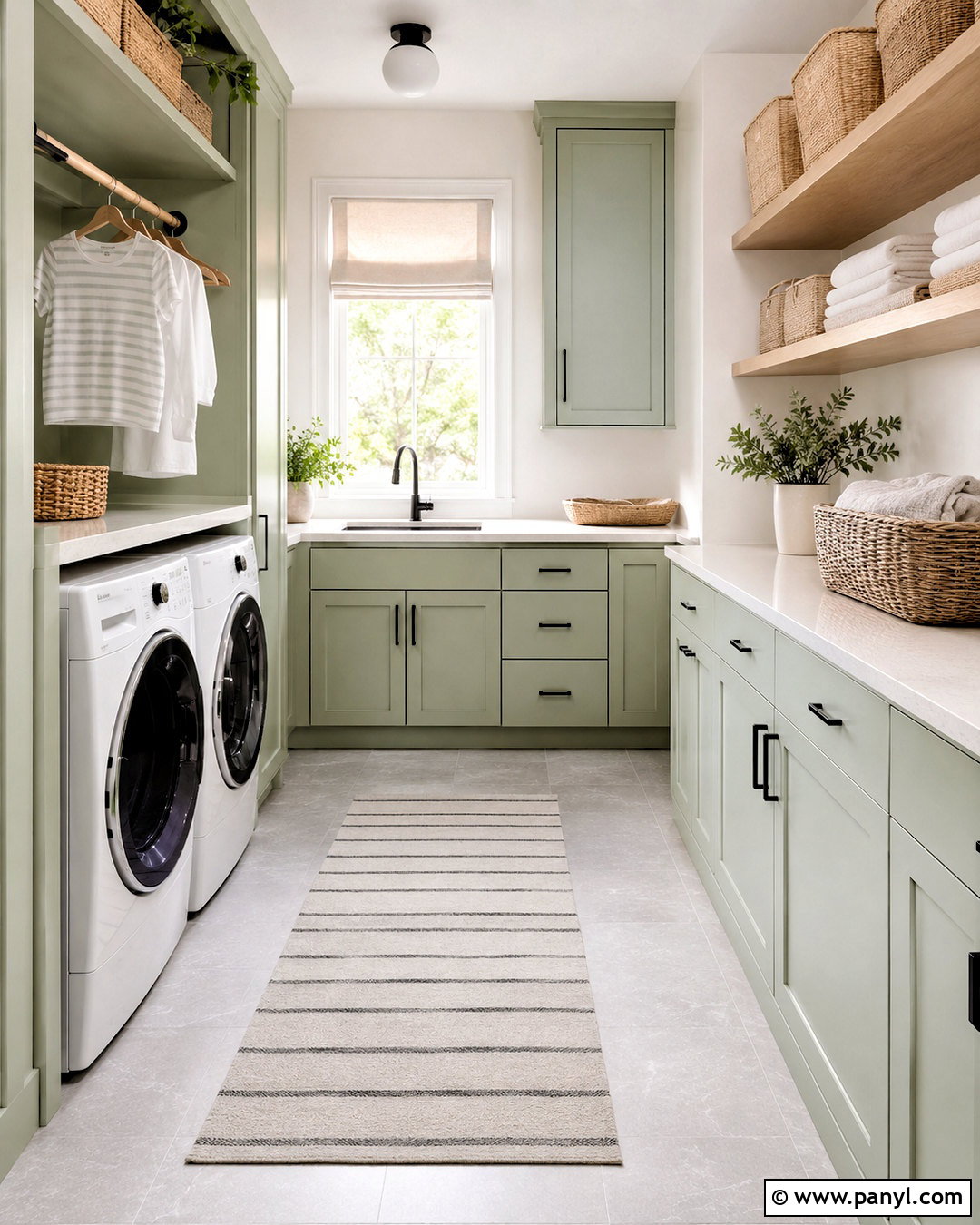 Pastel Green And White Laundry Room - 20 pastel green colour palette ideas