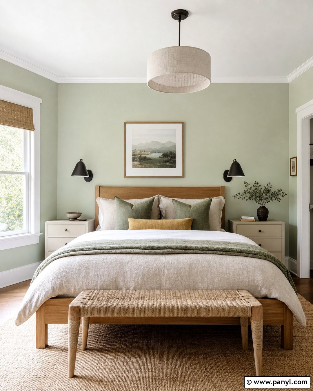 Pastel Green Bedroom - 30 pastel wall paint ideas