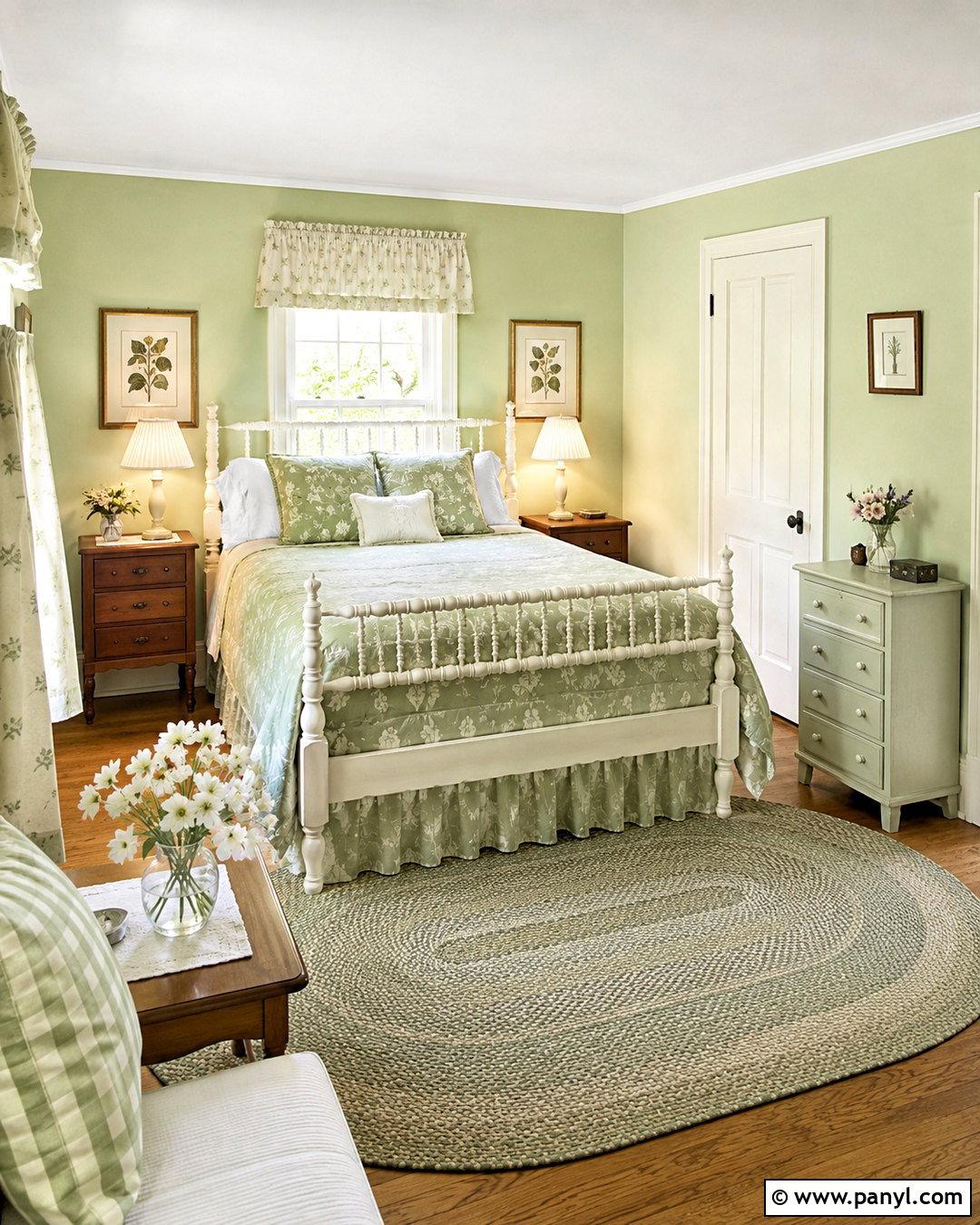 Pastel Green Cottage Bedroom - 20 pastel green bedroom ideas