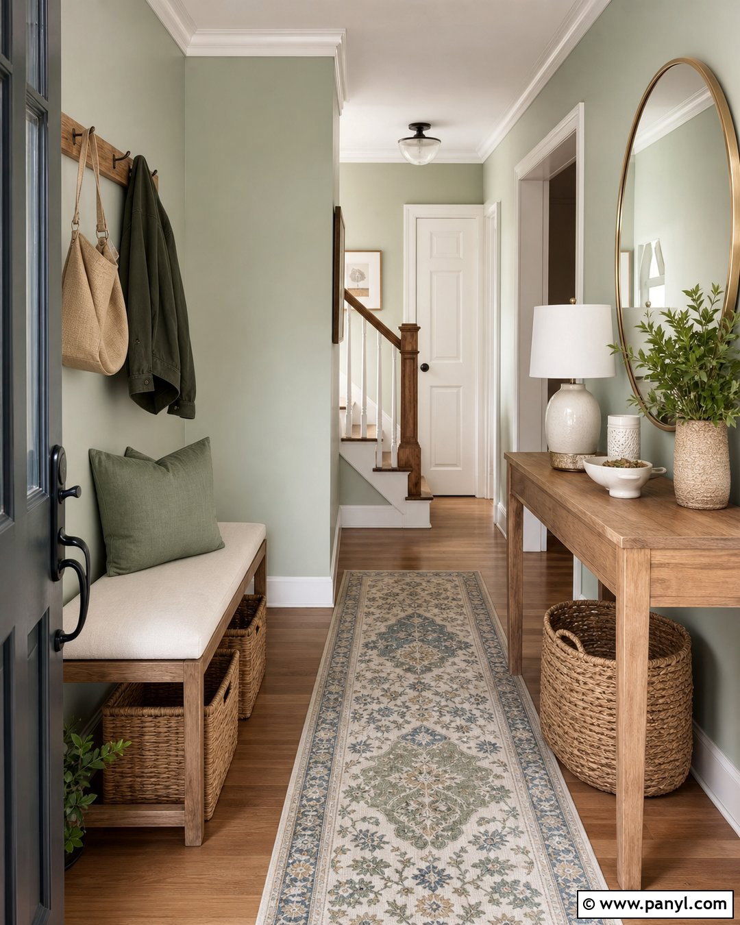 Pastel Green Entryway Walls - 35 pastel green wall ideas