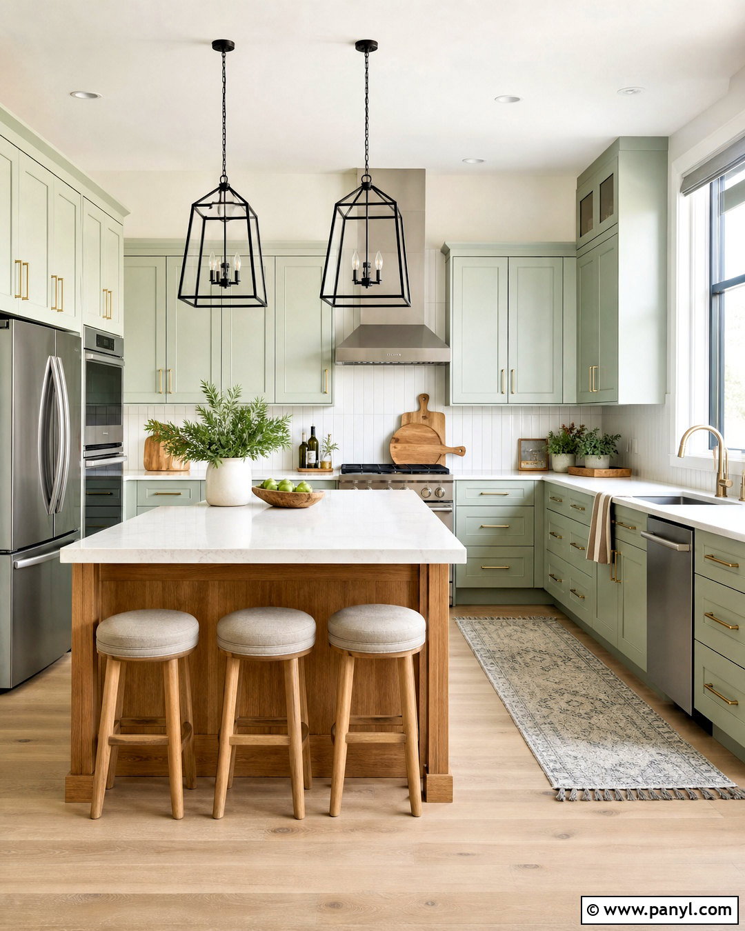 Pastel Green Kitchen - 20 pastel color interior design ideas
