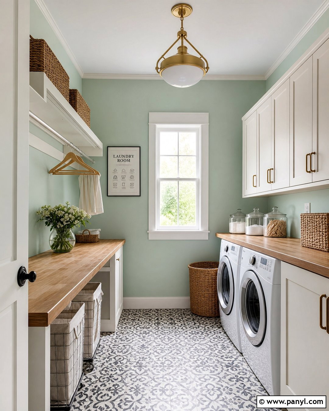 Pastel Green Laundry Room - 25 Pastel Green Wall Paint Ideas
