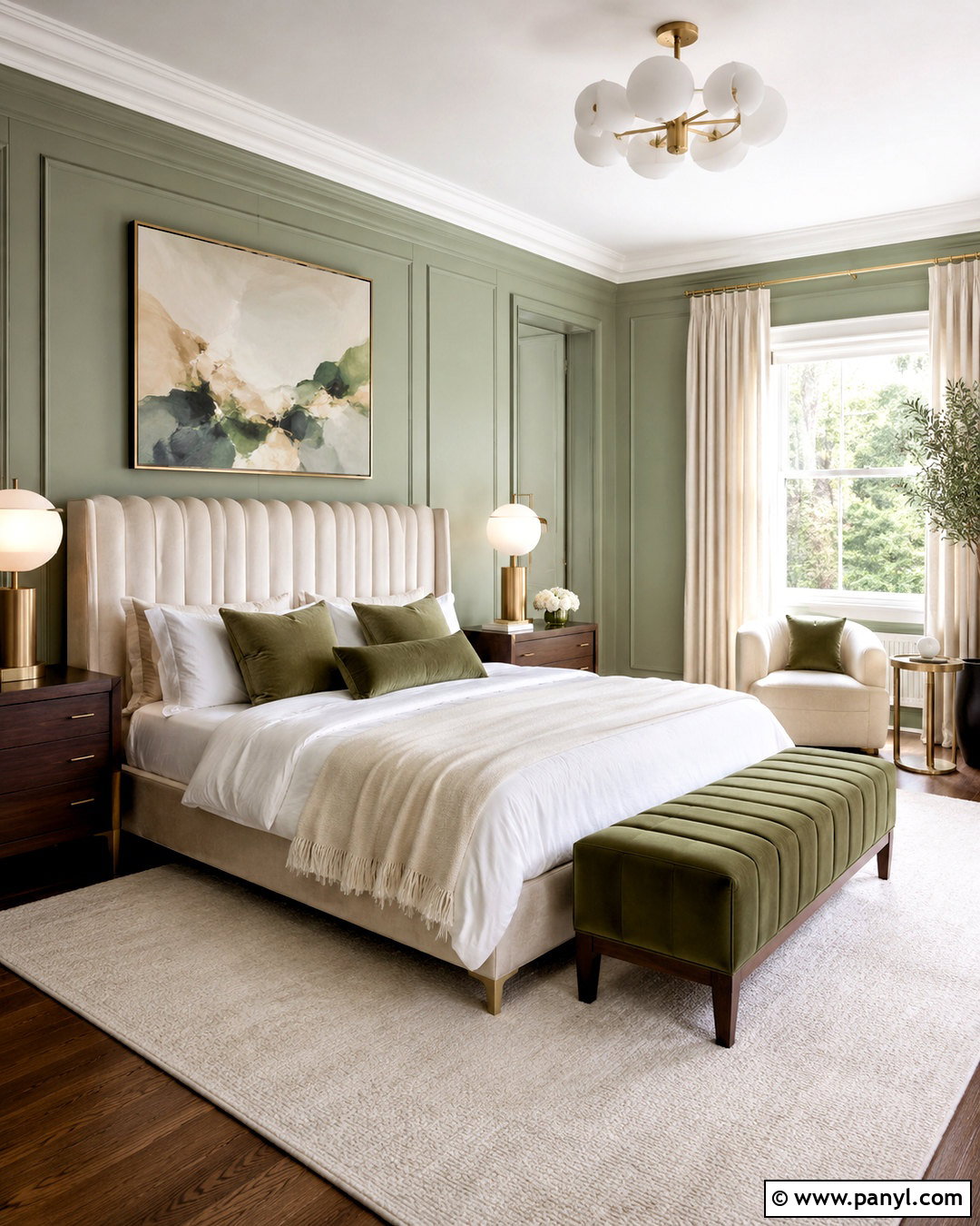 Pastel Green Luxury Bedroom - 20 pastel green room aesthetic ideas