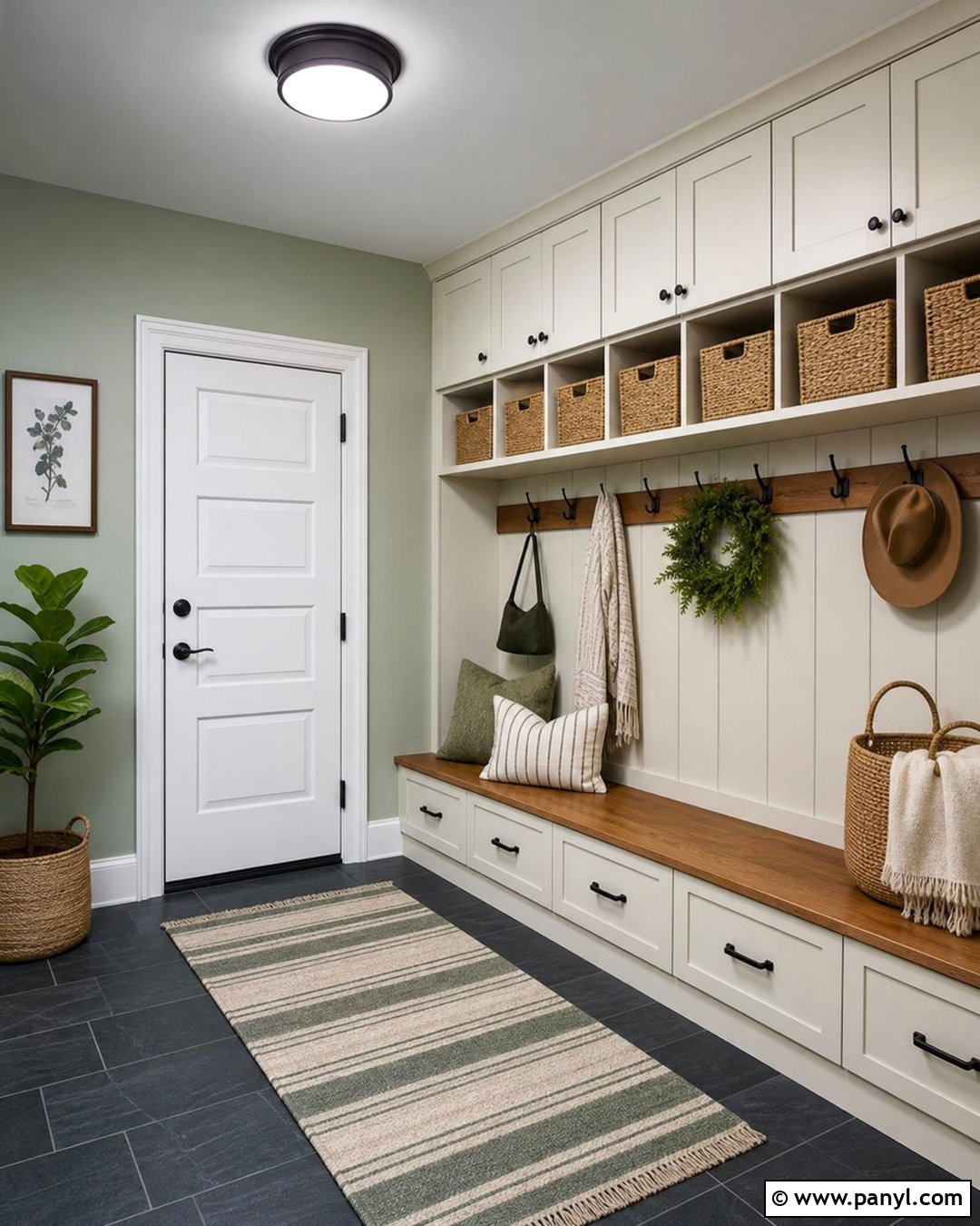 Pastel Green Mudroom Walls - 35 pastel green wall ideas