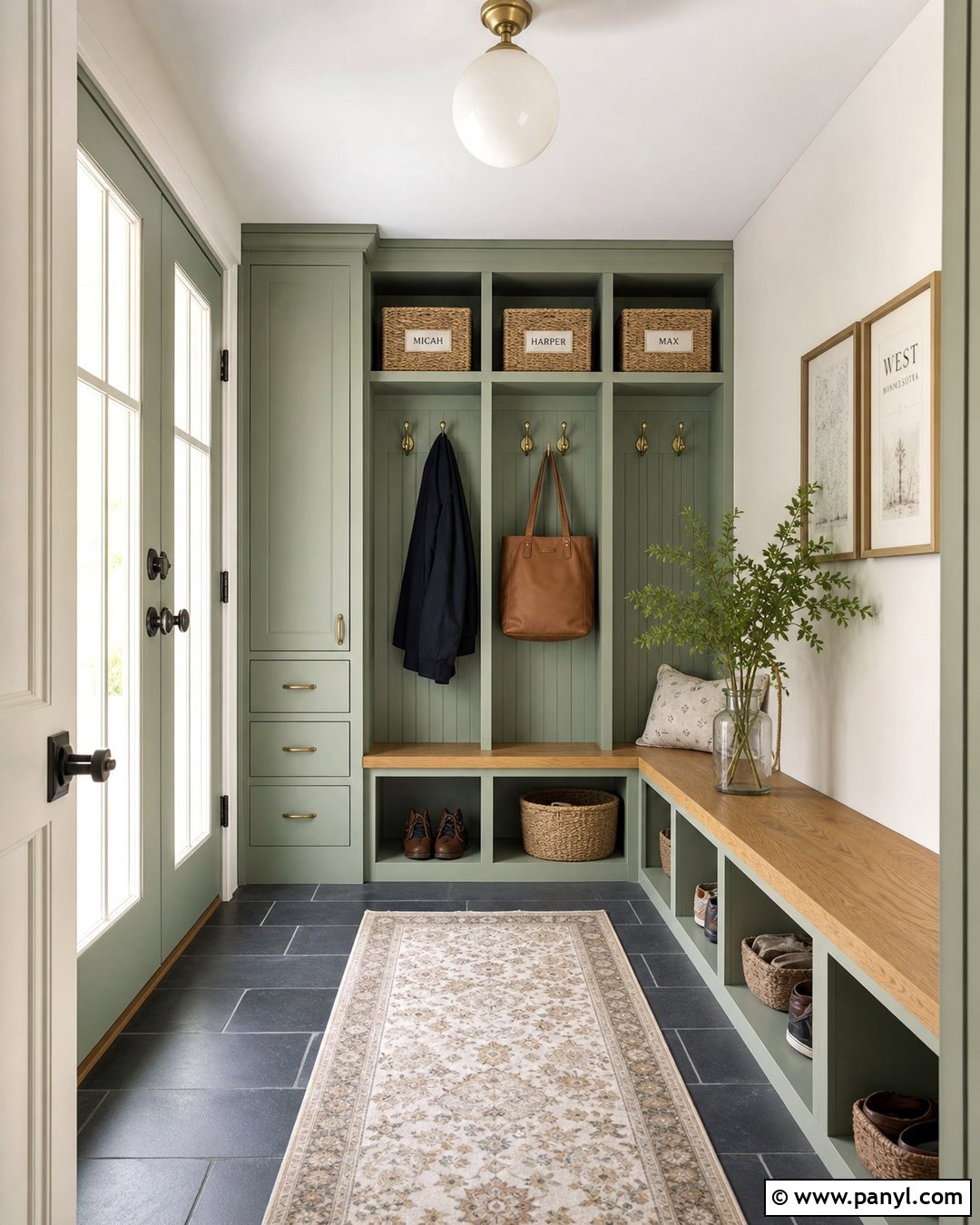 Pastel Green Mudroom - 25 Pastel Green Wall Paint Ideas
