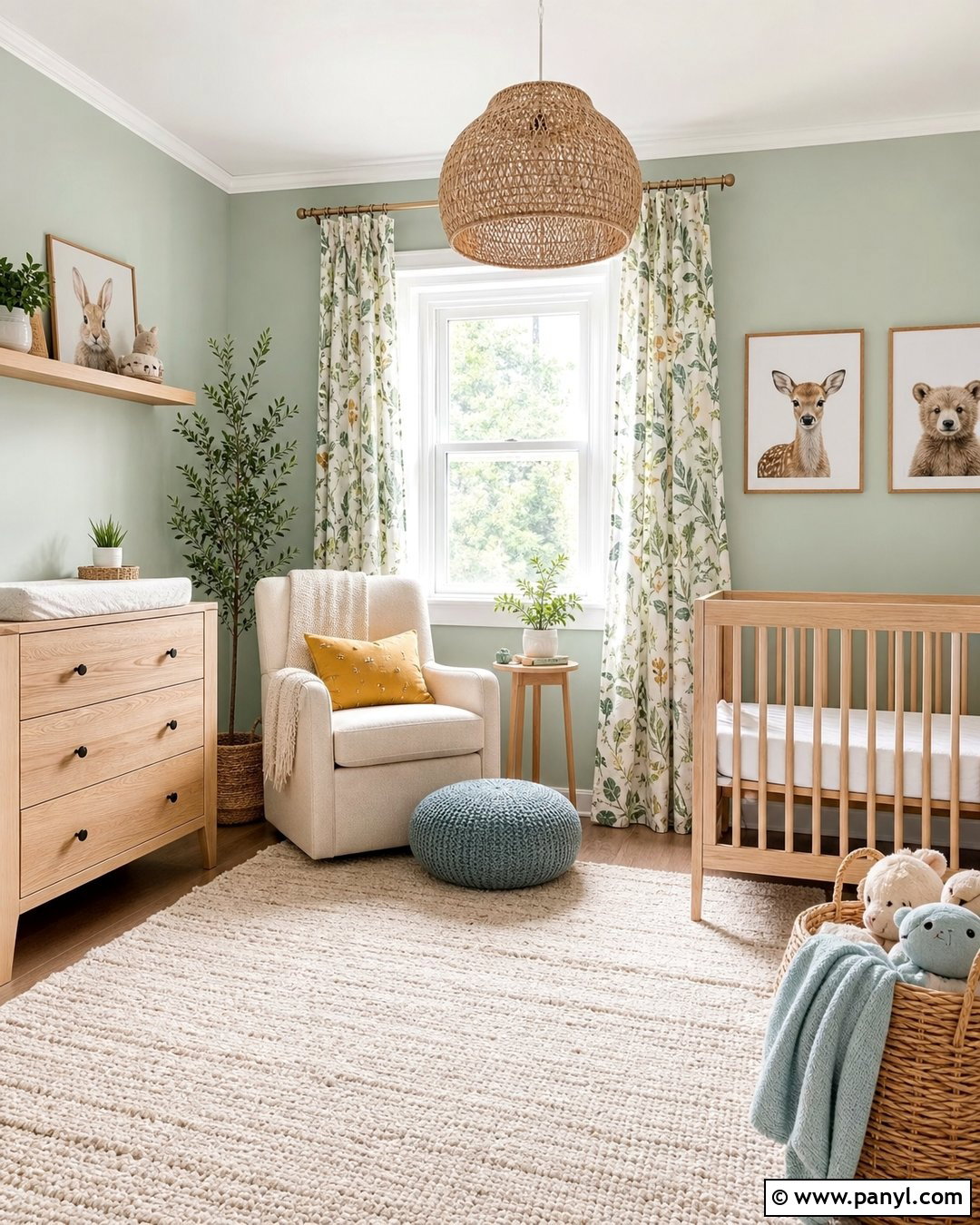 Pastel Green Nursery Walls - 35 pastel green wall ideas