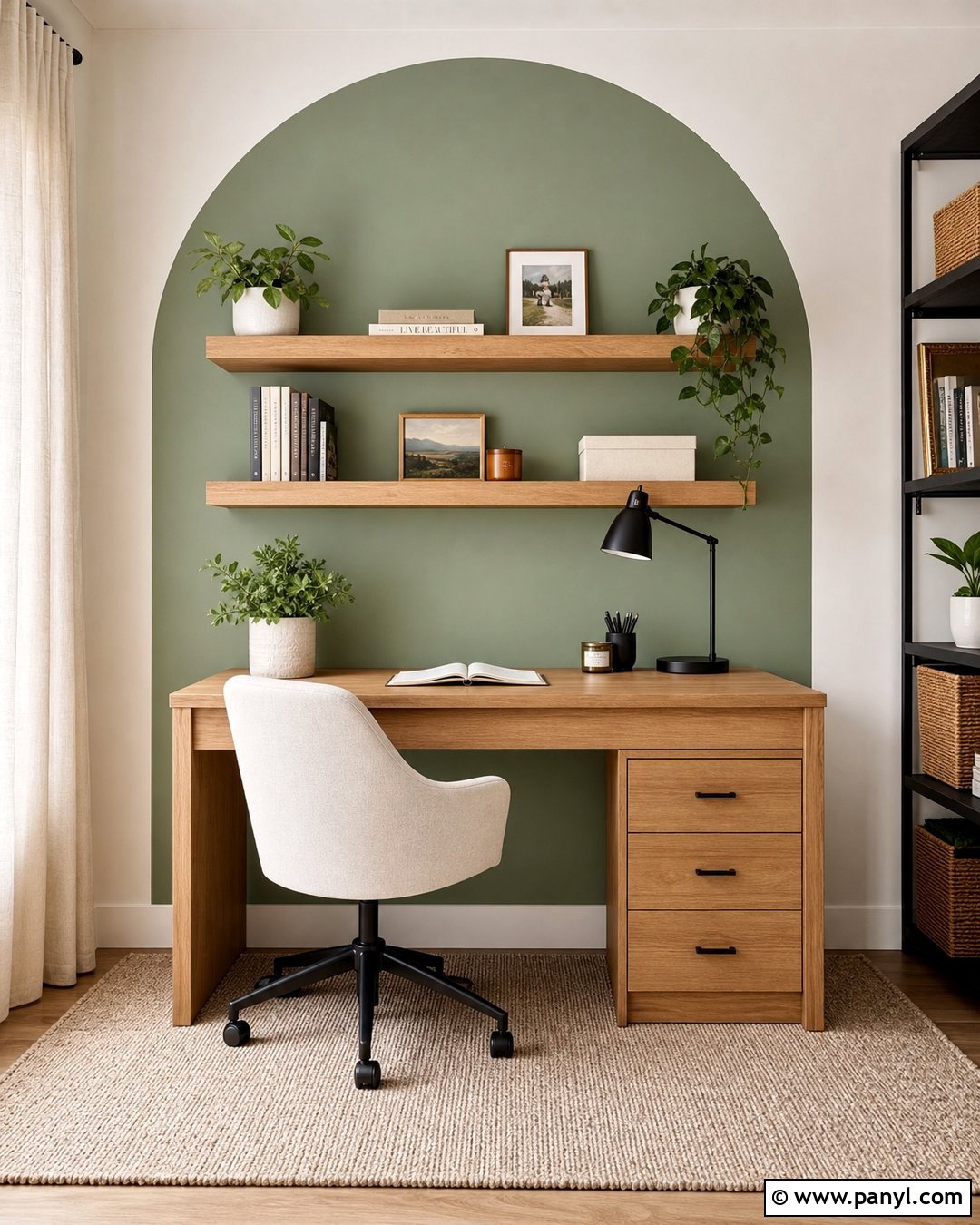 Pastel Green Painted Wall Arch - 35 pastel green wall ideas