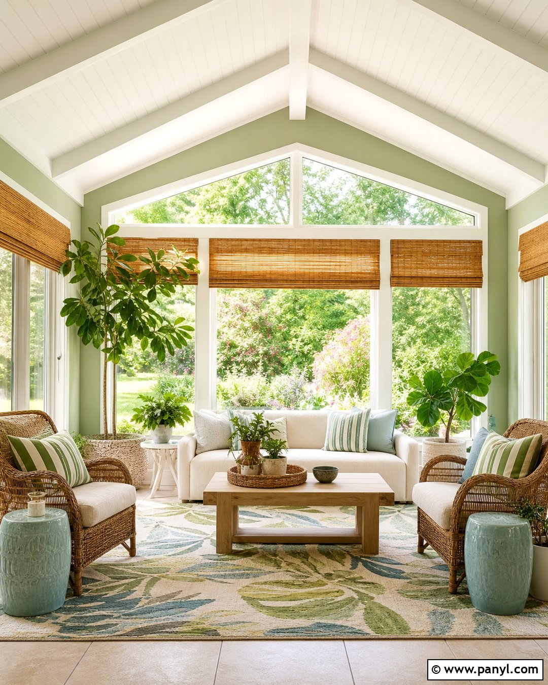 Pastel Green Sunroom Walls - 35 pastel green wall ideas