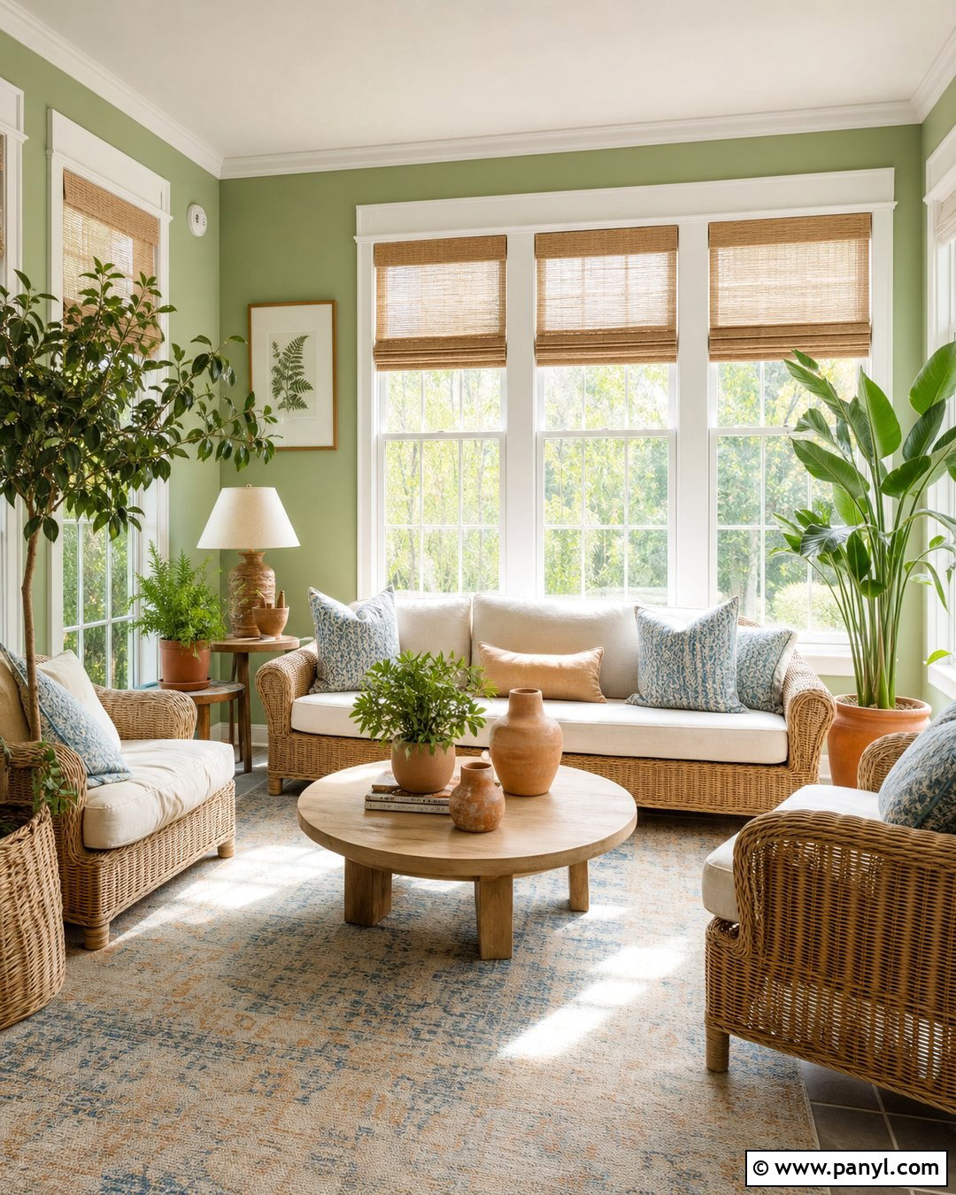 Pastel Green Sunroom - 25 Pastel Green Wall Paint Ideas