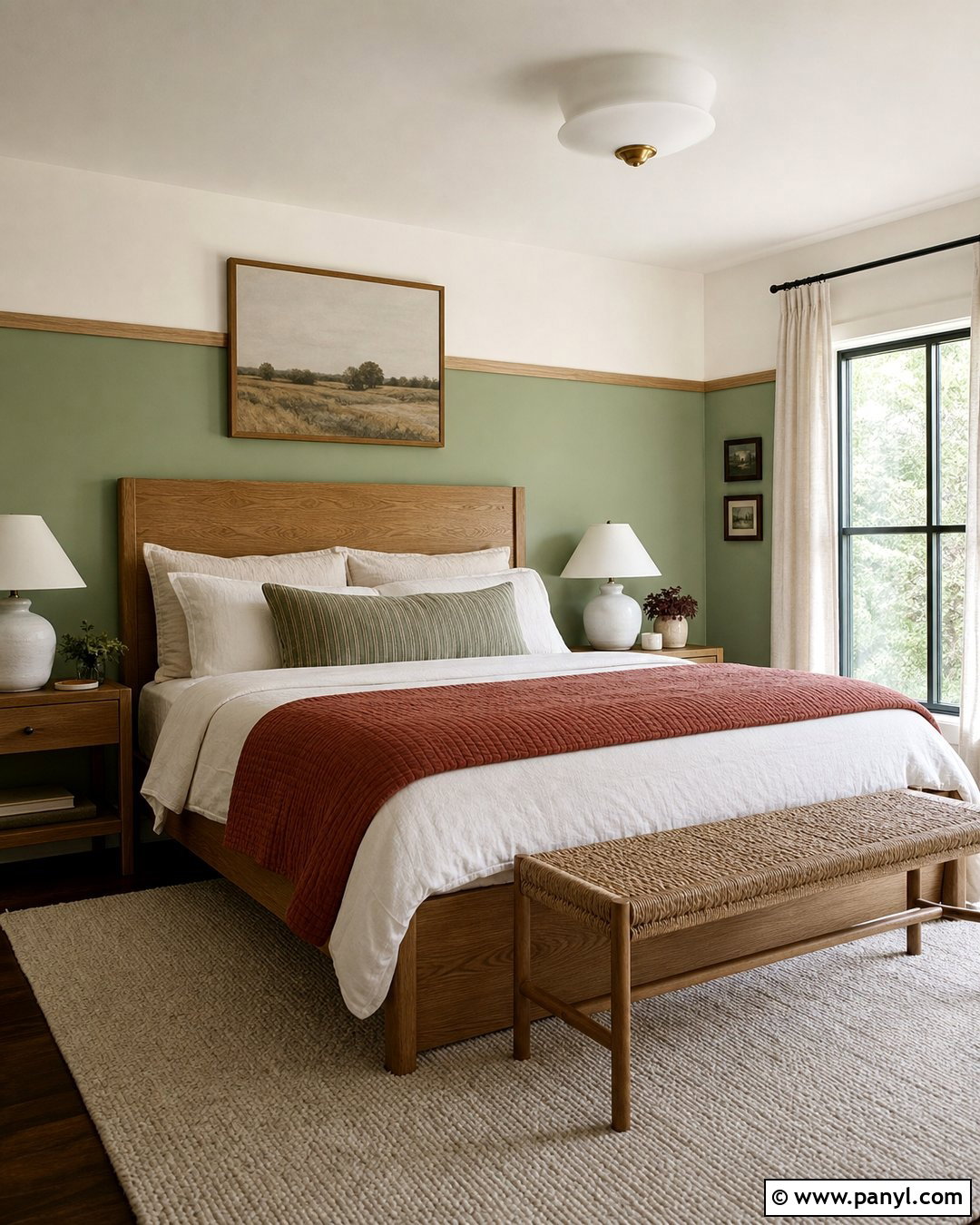Pastel Green Two Tone Walls - 25 Pastel Green Wall Paint Ideas