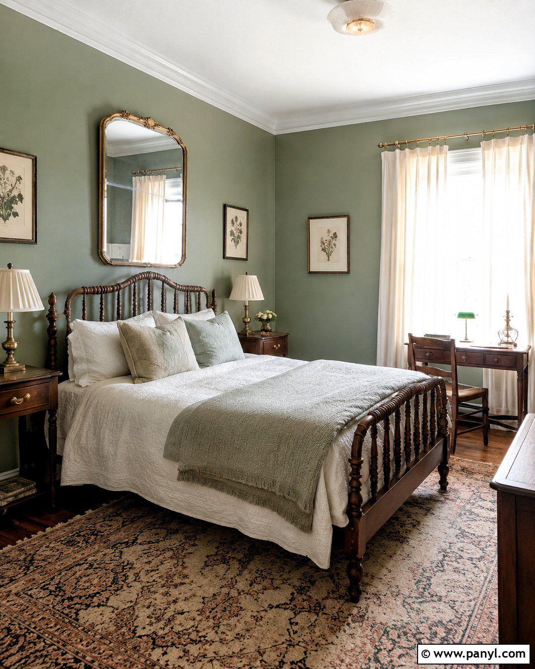 Pastel Green Vintage Bedroom - 20 pastel green room aesthetic ideas