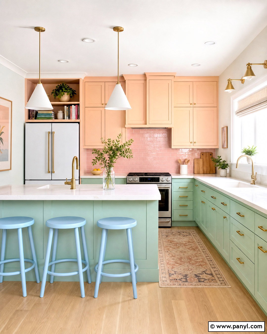 Pastel Kitchen - 20 vibrant kitchen ideas