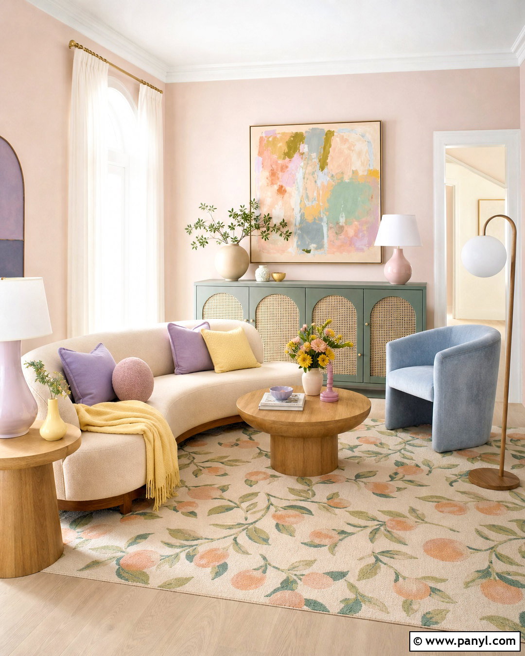 Pastel Living Room - 20 aesthetic living room ideas