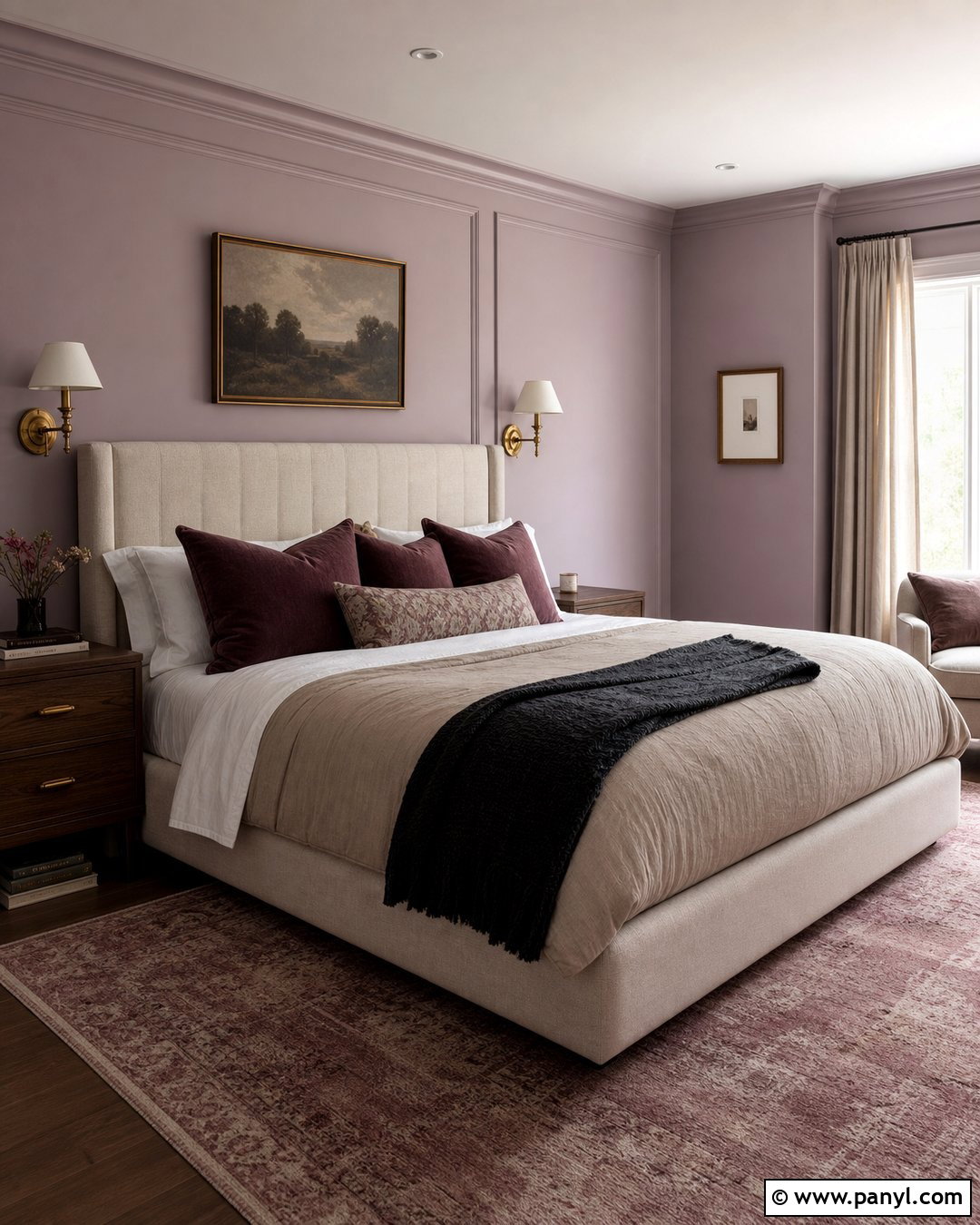 Pastel Mauve Bedroom - 30 pastel wall paint ideas